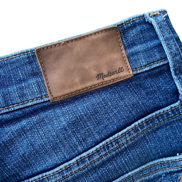 Madewell 10" High Rise Skinny Jean with Asymmetrical raw hem size 25 - Picture 11 of 15